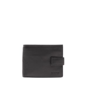 BUSBY THATCHER TAB BILLFOLD WALLET WITH COIN POCKET & BACK INSIDE ZIP