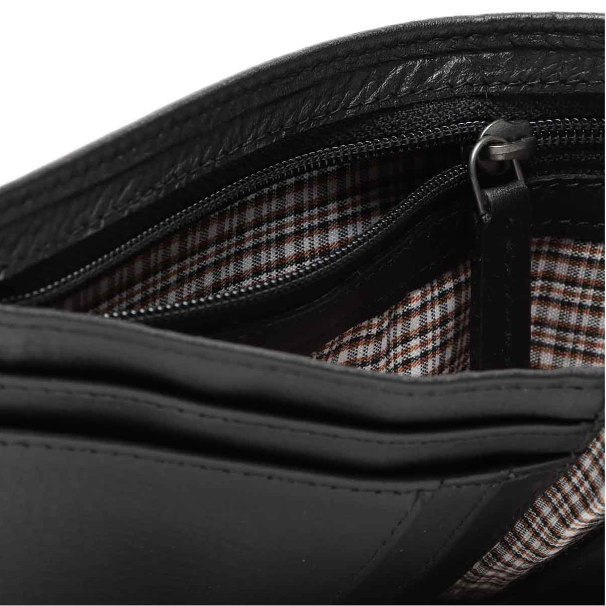 BUSBY THATCHER TAB BILLFOLD WALLET WITH COIN POCKET & BACK INSIDE ZIP - Image 6