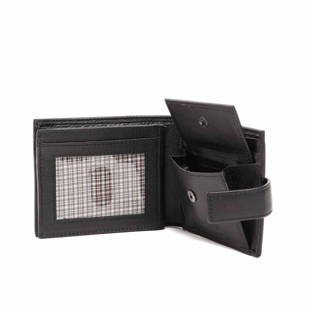 BUSBY THATCHER TAB BILLFOLD WALLET WITH COIN POCKET & BACK INSIDE ZIP - Image 5