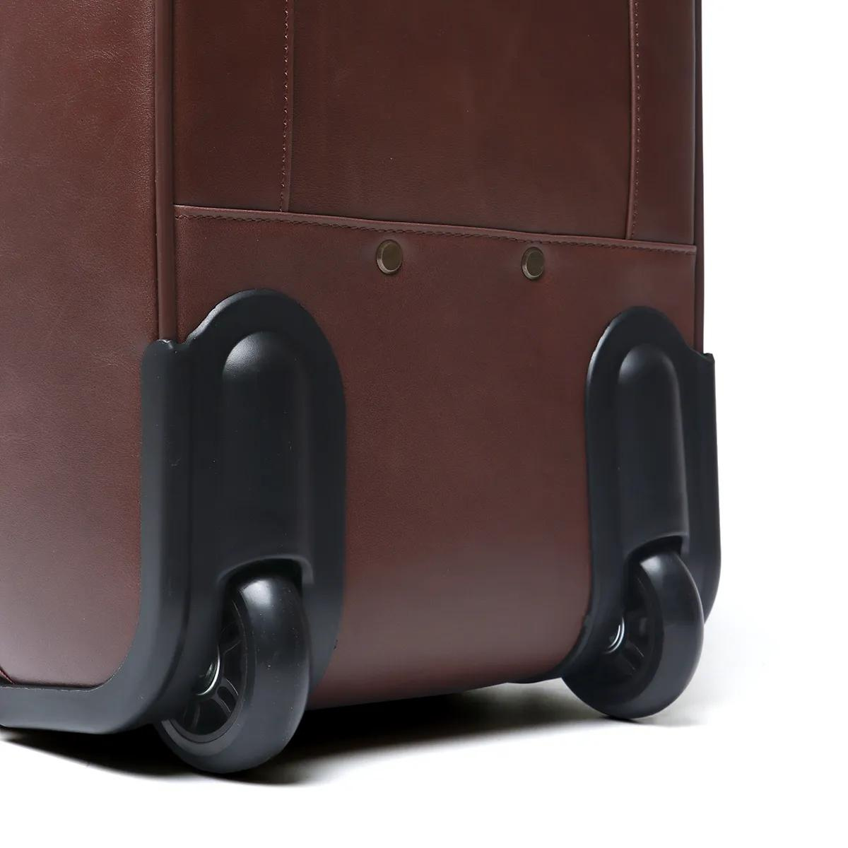 BUSBY LEATHER ROLLER DUFFEL - namibia destinations