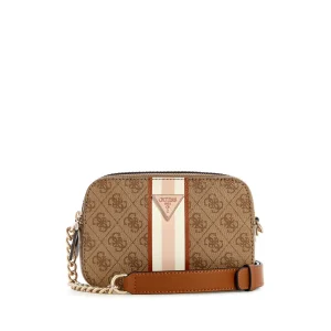 GUESS NOELLE STRIPES CAMERA CROSSBODY