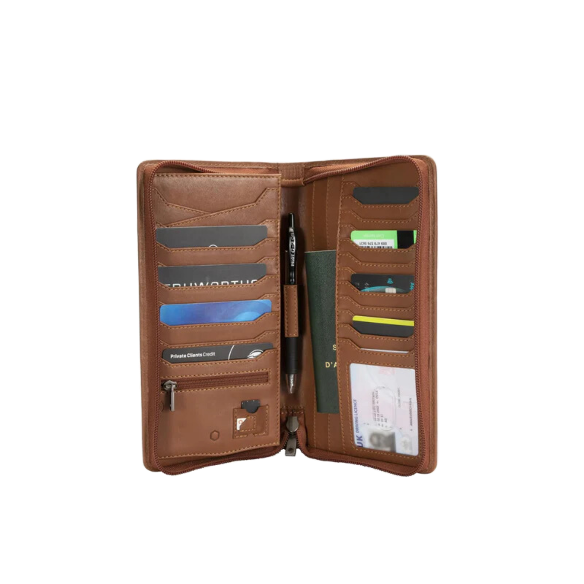 J&H TEXAS ZIP-AROUND TRAVEL WALLET - Image 4