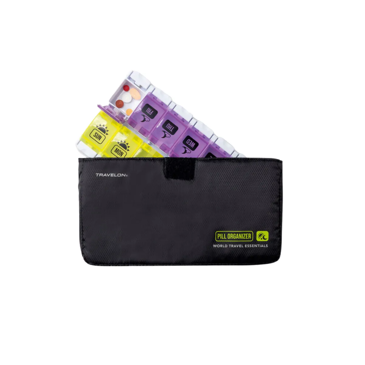 TRAVELON WORLD ESSENTIAL 7 DAY AM/PM PILL CASE