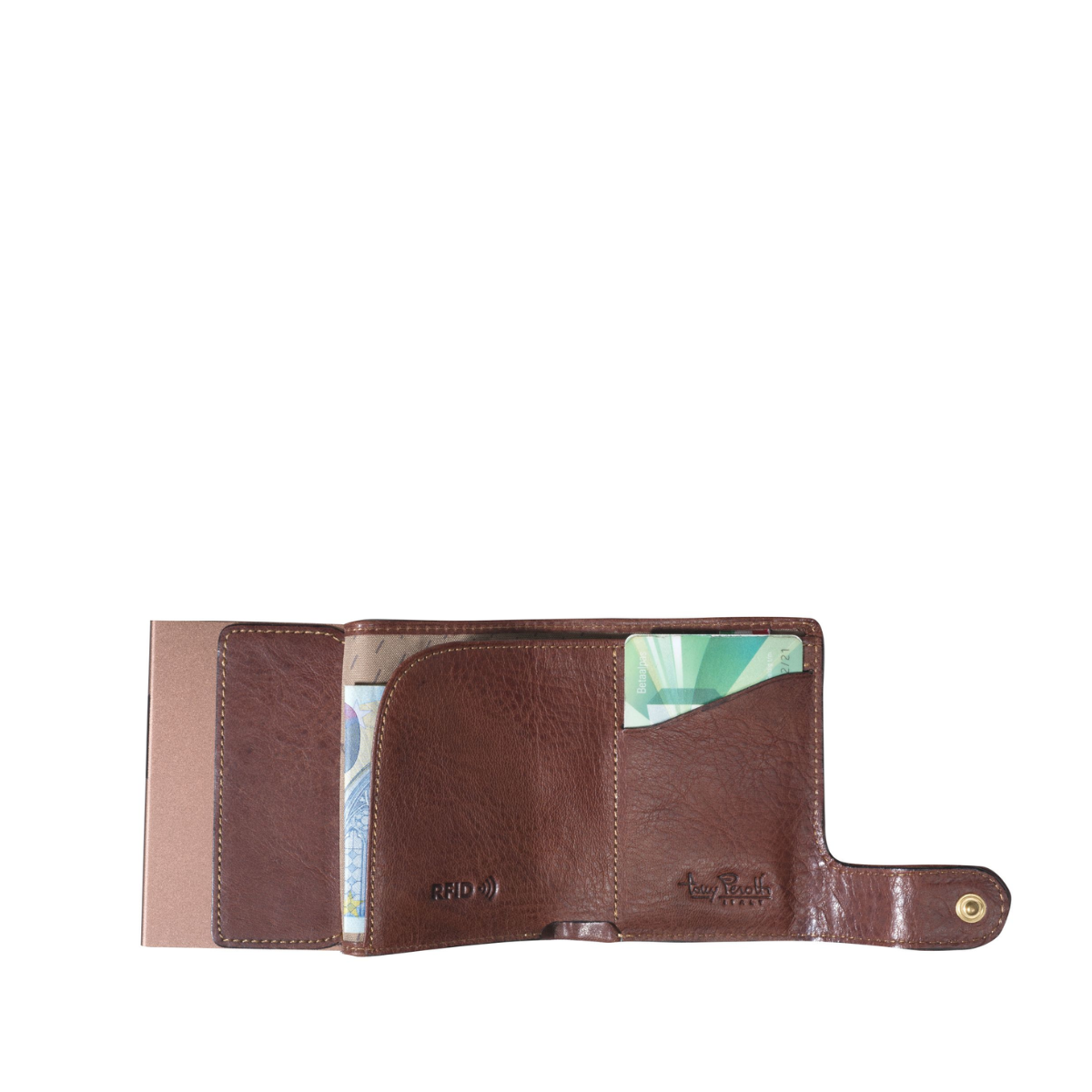 TONY PEROTTI DOUBLE FURBO CARDHOLDER WITH BANKNOTE POCKET - Image 4