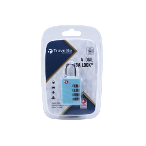 TRAVELITE 4 DIAL COMBINATION TSA LOCK