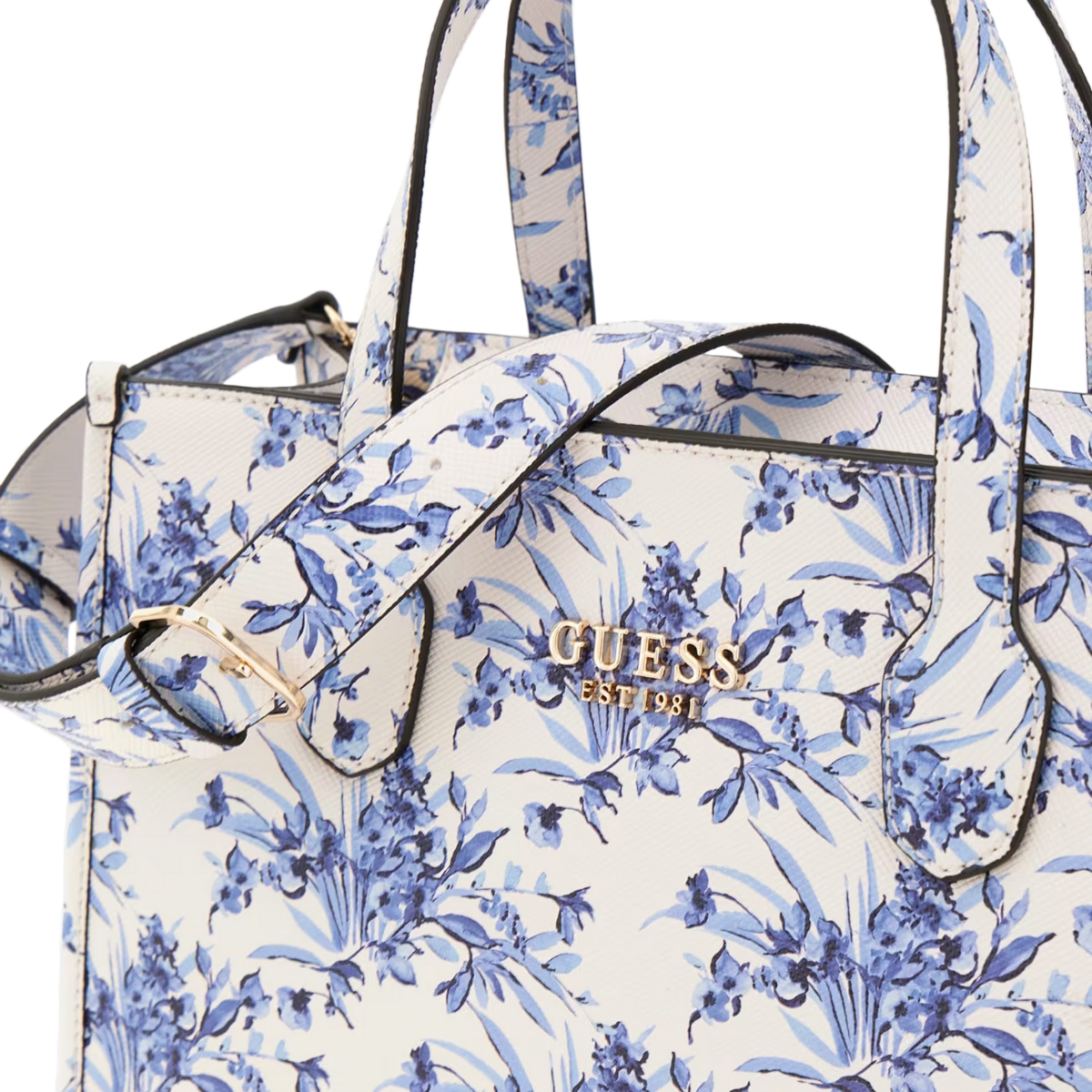 GUESS SILVANA 2 COMPARTMENT PRINTED TOTE - Image 3