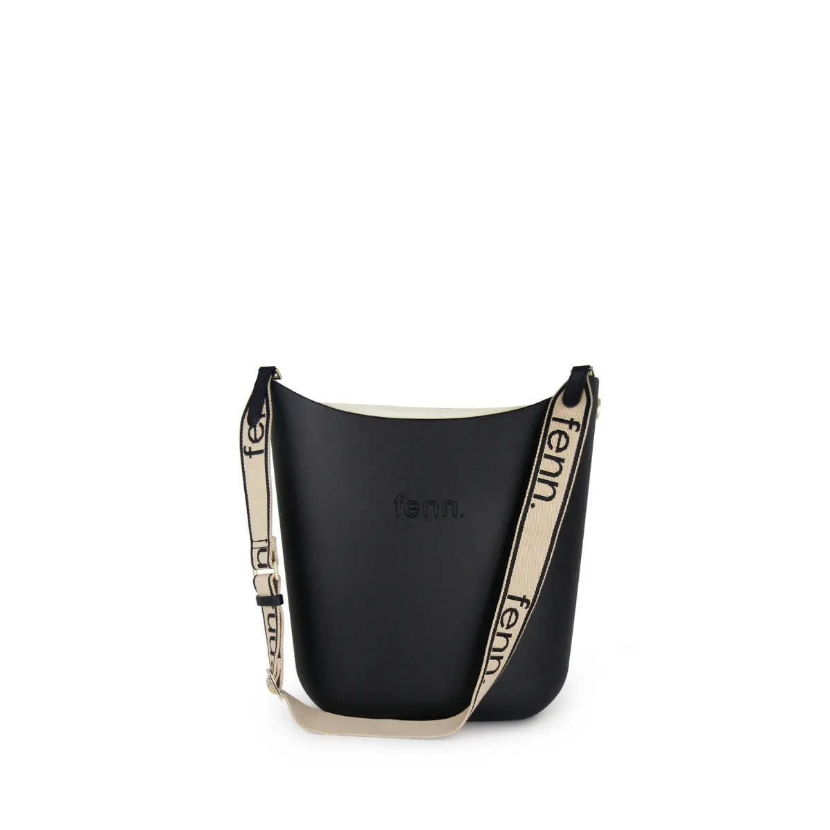 FENN COLLECTION ELEGANT SHOULDER BAG WITH WOVEN STRAP